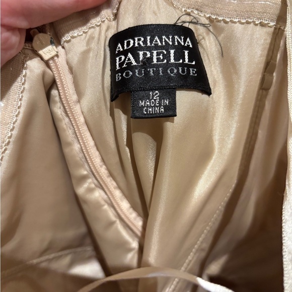 Adrianna Papell Boutique Cream Lace Mini Dress - Picture 6 of 6